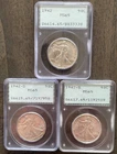1942 PDS Walking Liberty Half Dollar 3 Coin Year Set PCGS RATTLER HOLDERS MS 65