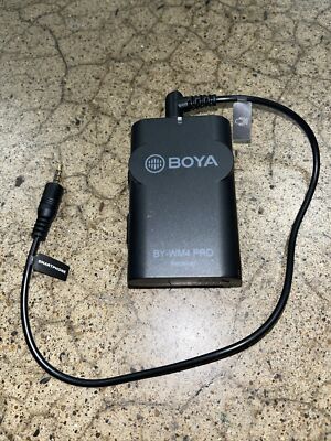 BOYA BY-WM4 PRO Wireless Lavalier Microphone System Video Mic Receiver
