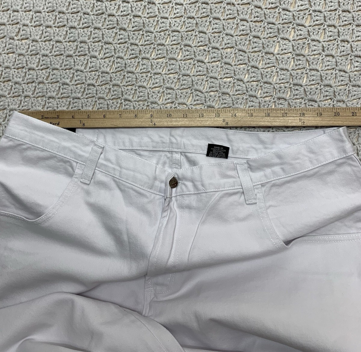 Vtg Interstate Jeans Baggy Wide Leg Loose Mens 44 Aprx 42x32