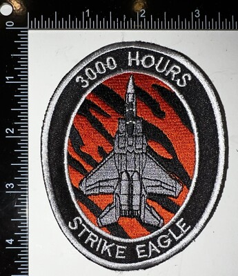 USAF 391st Fighter Squadron 3000 Hours Strike Eagle Patch