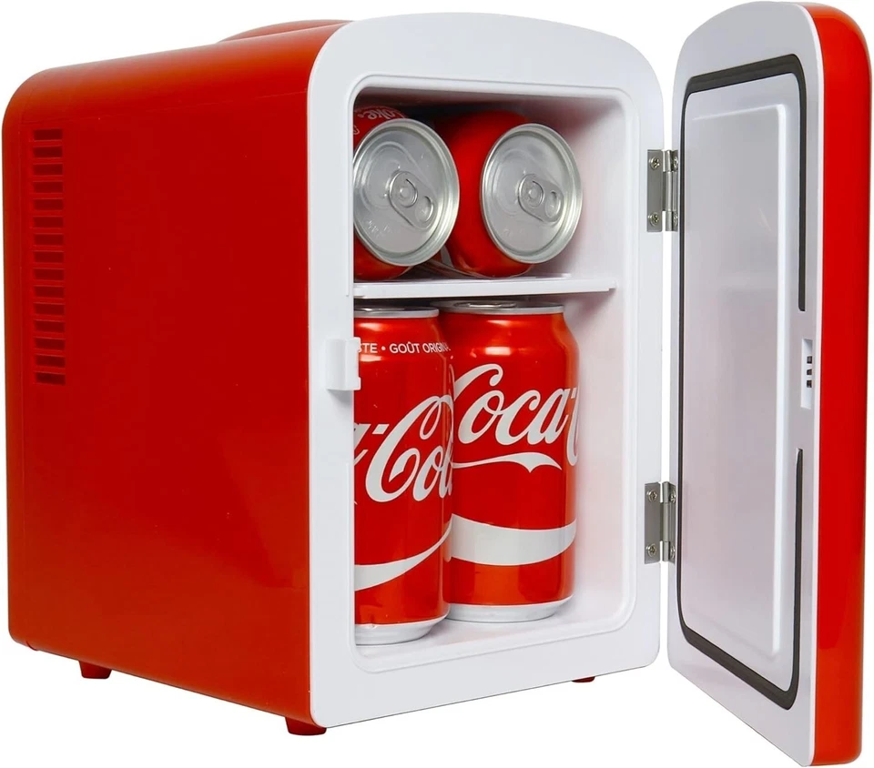 Coca-Cola Polar Bear Fridge - Compact 4L Mini Cooler with Dual Power Options - Image 4 of 4