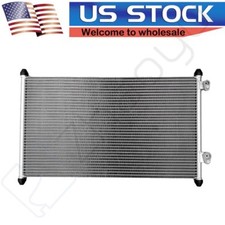 Aluminum A/C Condenser for 01-05 Honda Civic EX 2-Door 1.7L l4 Fits CU4977