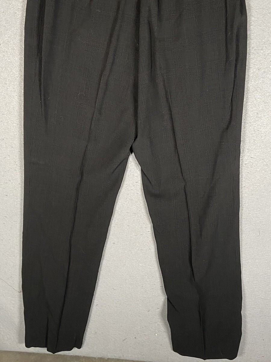 Bernard Zins France 100% Wool Black Dress Trouser Pants Bernard Zins France 100% Wool Black Dress Trouser Pants