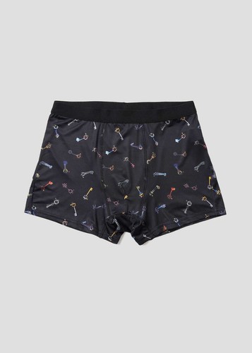 Kingdom Hearts Graniph Keyblade Boxer Briefs Black Mens shorts Disney Gift JP - Picture 7 of 10