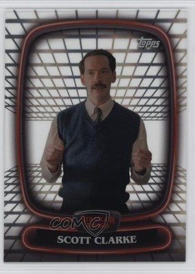 2025 Topps High Tek Stranger Things Hawkins Lab Pattern Scott Clarke #32 7tw