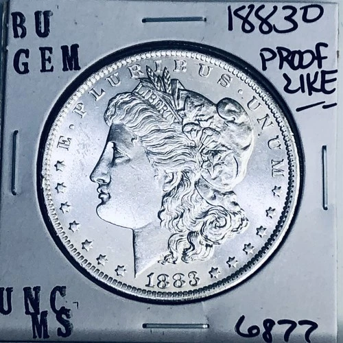 1883 O BU GEM MORGAN SILVER DOLLAR UNC MS+++ U.S. MINT RARE COIN 6877