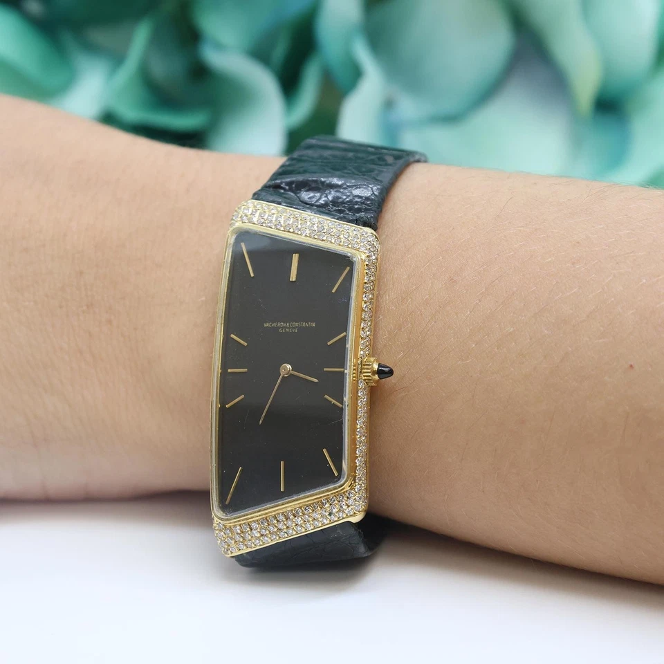 Relógio de pulso feminino Vacheron and Constantin Prestige De La France vintage ouro 18K - Imagem 2 de 4