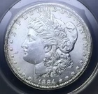 1884-O  $1  MORGAN SILVER DOLLAR  "NEW ORLEANS MINT"  MS61