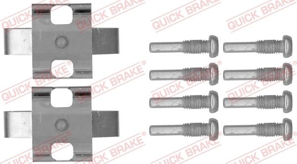 Quick Brake ZubehöRsatz, Scheibenbremsbelag 109-1802 FüR Bmw Mini-image