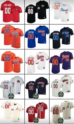 Custom Baseball Jerseys Any Team, Any Name, Any number, All Stitched