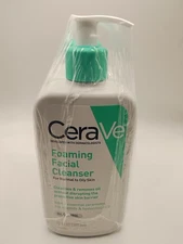 3x CeraVe Foaming Facial Cleanser 12 Oz. Ea. Bottle 