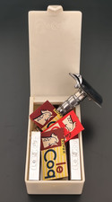 Vintage Sicherheitsrasierer französisch verstellbar Le Coq Lizenz Palmer Bakelit Koffer Set