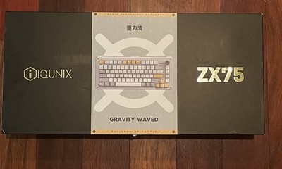 IQUNIX ZX75 Gravity Waved Wireless Mechanical Keyboard RGB Moonstone Switches