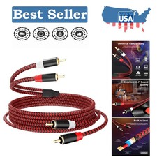 3Ft RCA Cable 2 Male to Male - Durable, High-Fidelity Sound Experience