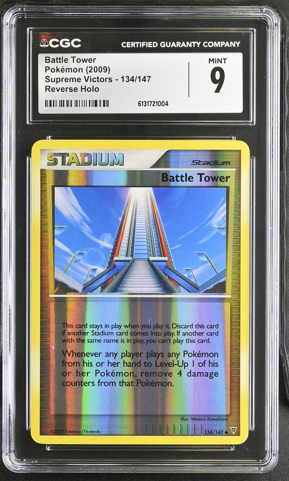 CGC 9 Battle Tower 134/147 Reverse Holo Supreme Victors Pokemon