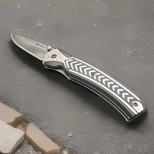 CRKT Liftoff Ed Van Hoy Folding Pocket Knife Roto-Lock Patent 6,834,432 Used