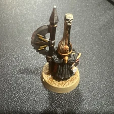 Chaos Dwarf Halberd Warhammer Fantasy Citadel OOP - Metal O
