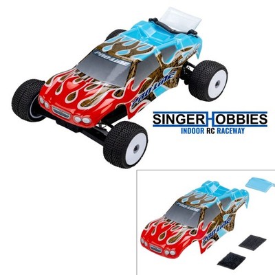 PRO-LINE RACING 369722 Pre-Painted Crowd Pleazer Templeman Body: Losi Micro-T