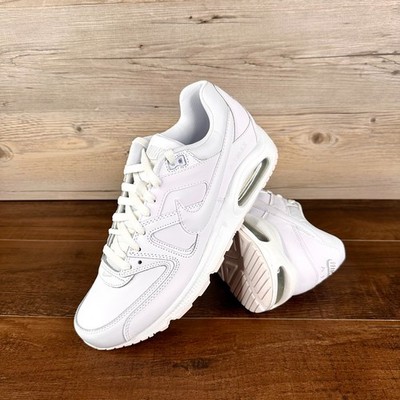 Nike Air Max Command Leather Mens Size 12 White Metallic Silver 749760 102