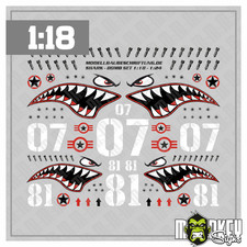 Shark Shark Sticker Set 118 Rc Sticker Model Making Lettering Bomb Military Shark Shark Sticker Set 118 Rc Sticker Model Making Lettering Bomb Military