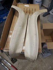 1969-1972 Chevelle Gto Cutlass Impala Strato Bucket Seat White Side Trim