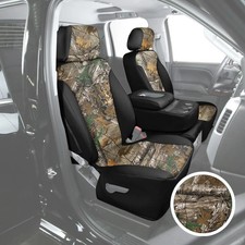 For Toyota Tundra 00-04 Canvas 1st Row Realtree Xtra W Black Custom Seat Covers