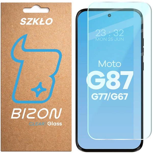 Schutzglas FüR Motorola Moto G67 5G/G77 5G/G87 5G Bizon Displayschutzglas Glas-image
