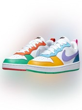 Nike Court Borough Low Recraft Lace Up Sneakers GS Multi / Color Size 6Y