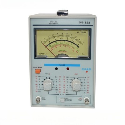 Dual Channel Milivoltmeter TVT-322 Double Needle Millivoltmeter New Design