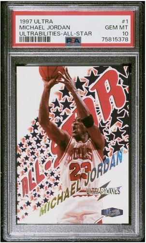 1997-98 Fleer Ultra - Ultrabilities Michael Jordan #1 AS All-Stars PSA 10