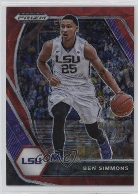 2021-22 Panini Prizm Draft Picks Choice Red Prizm 34/88 Ben Simmons #71 1k5