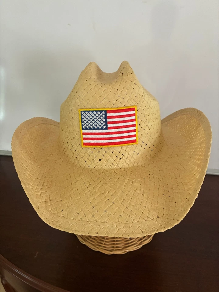 Sombrero de Vaquero Peter Grimm Para Hombre Paja Redondo Talla Única Foto 3 de 4