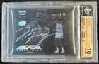 2012-13 Upper Deck Exquisite Michael Jordan UD Black Auto #/75 BGS 10/10