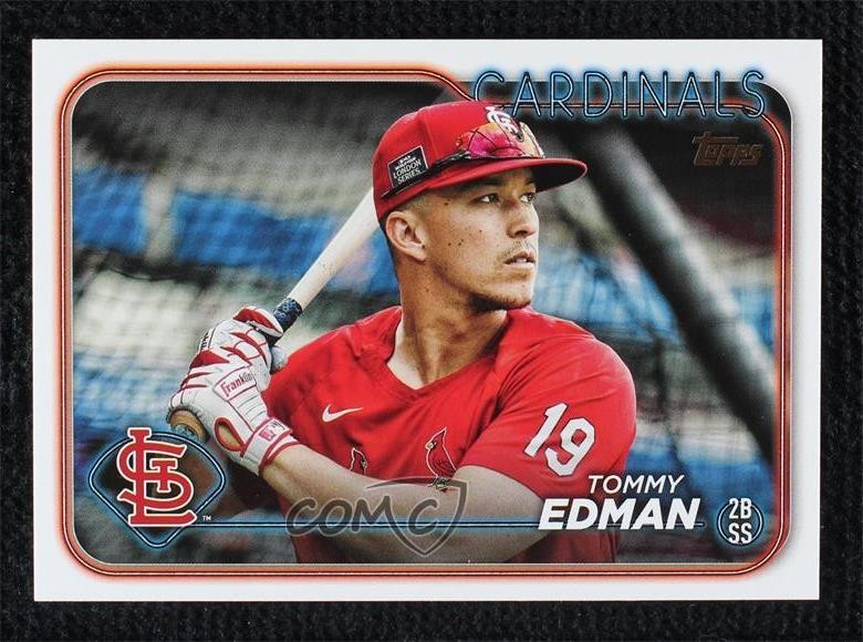 2024 Topps Series 2 Golden Mirror Image Variation SSP Tommy Edman #491 05ns