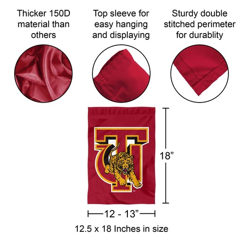 Tuskegee Golden Tigers Garden Flag and Yard Banner - Picture 2 of 5