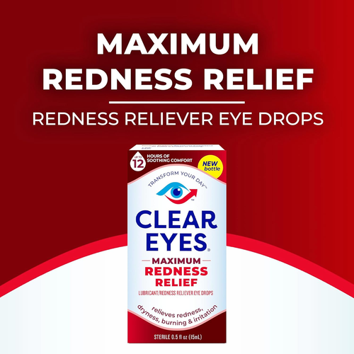 | Maximum Redness Relief Eye Drops | 0.5 FL OZ - Picture 7 of 12
