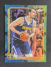 Dario Saric 2025-26 Topps Chrome Aqua Basketball Refractor Base /199 #77
