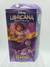 DISNEY LORCANA Ursulas Return Starter Deck Ravensburger TCG Amber Amethyst NEW