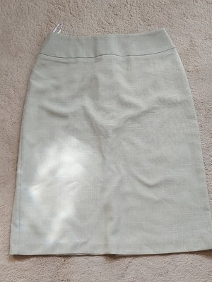 Matalan Retail Stone Coloured Shift Short Polyester Summer Skirt NEW Size 10