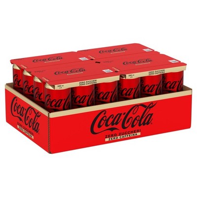 Coca-Cola Zero Zucker Zero Koffein 24x330ml Original Geschmack