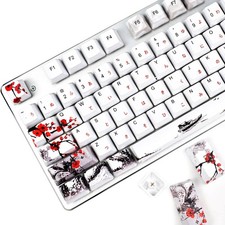 Keycaps 110 Set Full Size Mechanical Keyboard PBT OEM Profile Japanese Font