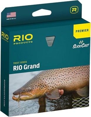 Rio Premier Rio Grand WF8F Angelschnur grün gelb 310gr Forelle 90ft