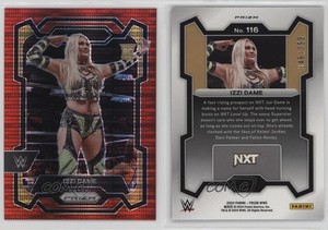 2024 Panini Prizm WWE Red Pulsar Prizm /399 Izzi Dame #116 Rookie RC