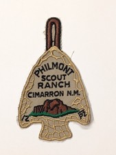 Vintage Boy Scout Philmont Scout Ranch Arrowhead Patch-Cimarron N.M.