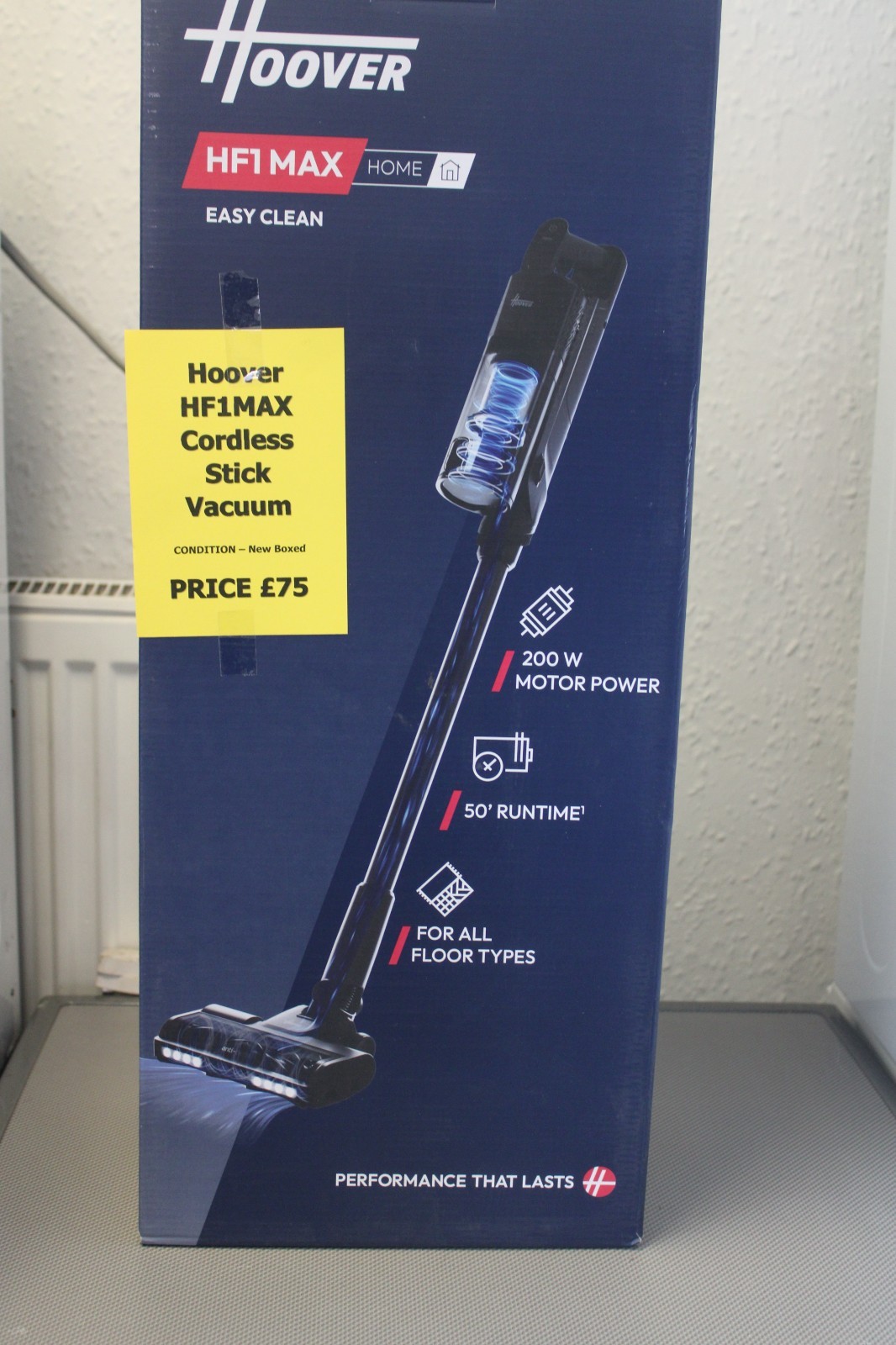 Hoover HF1 Max Cordless Vacuum Cleaner Bagless Easy Clean 14.8v 0.7L