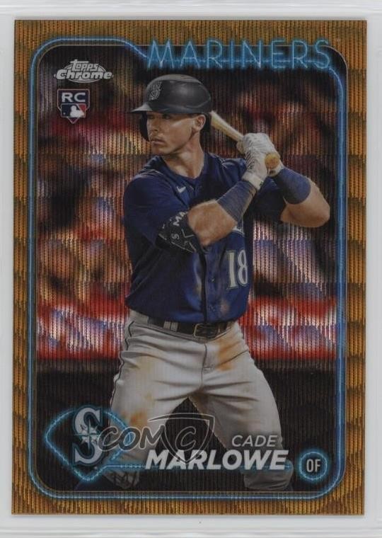 2024 Topps Chrome Gold Wave Refractor /50 Cade Marlowe #266 Rookie RC