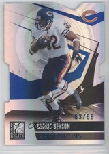 2006 Donruss Elite Aspirations Die-Cut 63/68 Cedric Benson #17 0a7