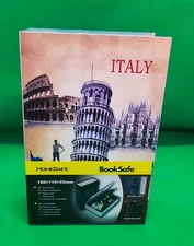 Book Safe Box with Key Lock Hidden Metal Storage Trunk Storage Boxes Home Office