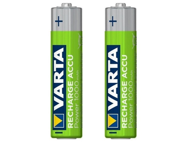 2 X Original Varta Akku Aaa Micro FüR Siemens Gigaset C430A C430H C430HX C450-image
