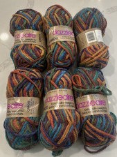 VTG LOT OF 6 Caron Bulky Dazzle Aire Yarn Ske...